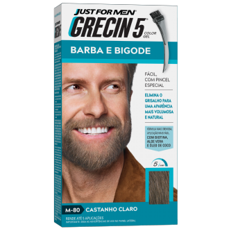 TONALIZANTE GRECIN 5 BARBA E BIGODE CASTANHO CLARO