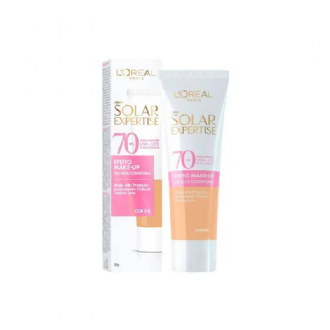 Protetor Solar Facial LOreal Paris Solar Expertise Efeito Make-Up FPS70 Cor 2.0 30g