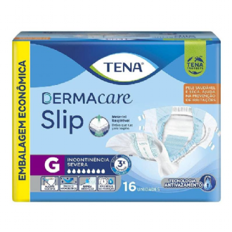 FRALDA GERI�TRICA TENA SLIP DERMACARE G 16UN