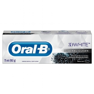 CREME DENTAL ORAL-B 3D WHITE MINERAL CLEAN