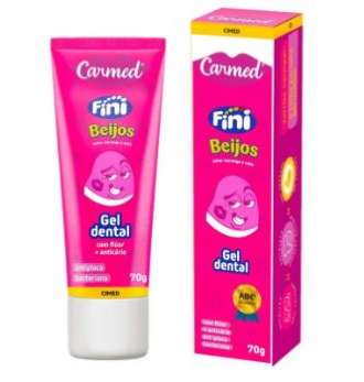 GEL DENTAL CARMED FINI BEIJOS COM FLOR 70G