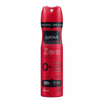 DESODORANTE ABOVE AEROSOL FEEL FREE ZERO WOMEN 90G
