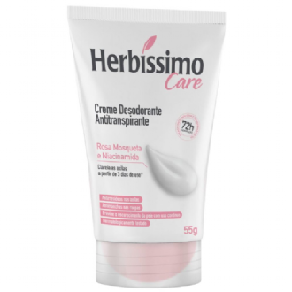 DESODORANTE HERBISSIMO CREME ROSA MOSQUETA  E NIACIDAMIDA 55G