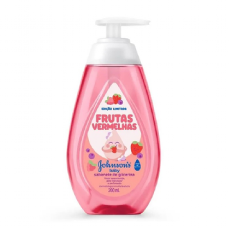Sabonete L�quido de Glicerina Frutas Vermelhas Johnsons Baby 200ml