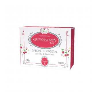SABONETE GIOVANNA BABY VEGETAL CHERRY 90G