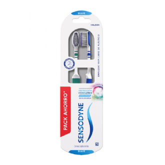 KIT ESCOVA DE DENTE SENSODYNE PROTE��O COMPLETA - 2 UNIDADES