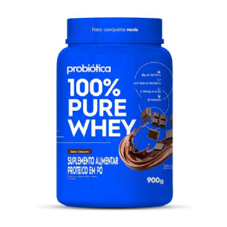 PURE WHEY SABOR CHOCOLATE PROBITICA  900G
