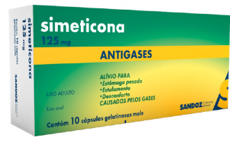 Simeticona 125mg 10 C�psulas Gelatinosas - Sandoz