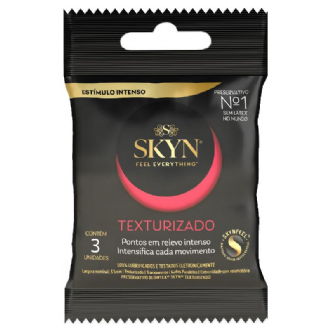 PRESERVATIVO SKYN TEXTURIZADO 3 UNIDADES
