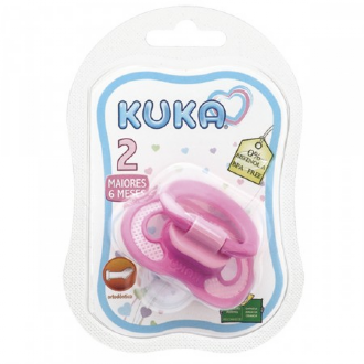 CHUPETA SUPER VENTILADA ORTOD�NTICA ROSA FASE 2 KUKA