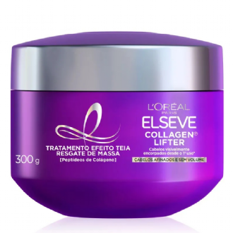 M�scara de Tratamento Efeito Teia Elseve Collagen Lifter 300g