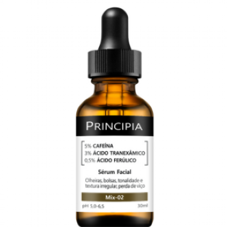 SRUM FACIAL PRINCIPIA ANTI-IDADE MIX-02 CAFEINA + TRANEXMICO + FERLICO 30ML