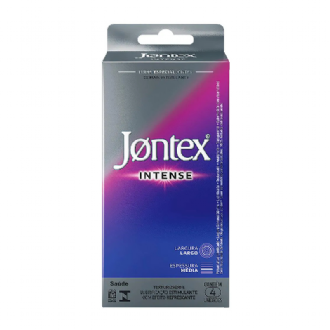 PRESERVATIVO JONTEX INTENSE 4 UNIDADES