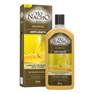 TIO NACHO SHAMPOO ANTI-IDADE NUTRIO E BRILHO 415 ml