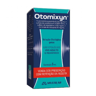 Otomixyn Solu��o Otol�gica Gotas 5mL