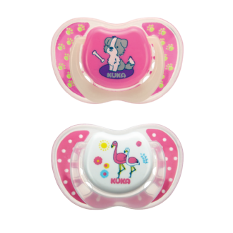 CHUPETA KUKA LUMINA ORTOD�NTICA N2 ROSA 2UN