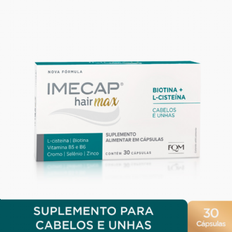 IMECAP HAIR MAX COM 30 CPSULAS