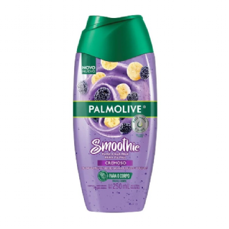 Sabonete L�quido Corporal Palmolive Smoothie Cremoso Frutas Vermelhas, Banana e Iogurte 250ml