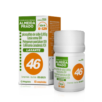 COMPLEXO HOMEOPTICO SENNA ALMEIDA PRADO 46 60 COMPRIMIDOS