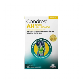 Condres AH Col�geno Tipo II 40 mg + �cido Hialur�nico 30 C�psulas