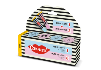 KIT SOS LBIOS ESFOLIANTE + ULTRAGLOSS CARMED
