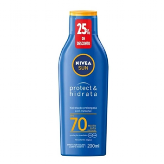 Protetor Solar Nivea Sun Protect & Hidrata FPS70 200ml