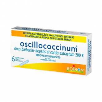 OSCILLOCOCCINUM 6 DOSES