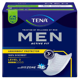 ABSORVENTE TENA MASCULINO LEVEL 2 MEDIUM 10UN