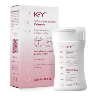 KY CLINICAL SABONETE LIQUIDO INTIMO CALMANTE 120ML