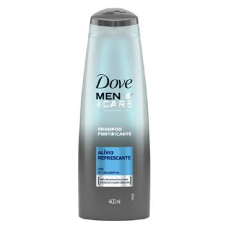 Shampoo Fortificante Dove Men +Care Al�vio Refrescante Com Ice Cool Mentol 400ml