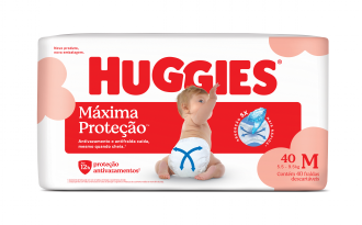FRALDA HUGGIES SUPREME CARE TAMANHO M 40 UNIDADES
