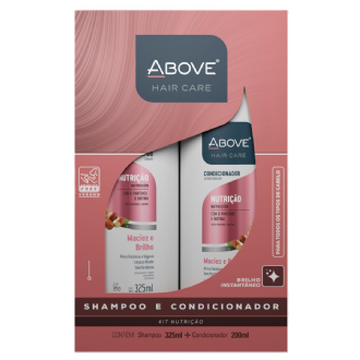 KIT SHAMPOO ABOVE 350ML + CONDICIONADOR 200ML NUTRIO