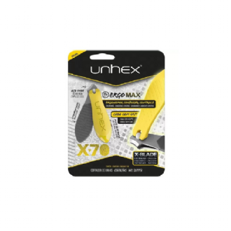 CORTADOR DE UNHA MERHEJE UNHEX X70 AMARELO ERGO MAX 