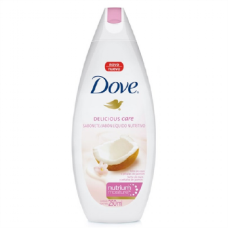 SABONETE LQUIDO DOVE SHOWER LEITE DE COCO 250ML