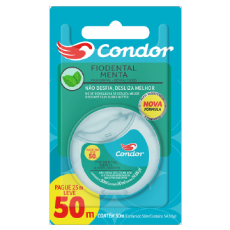 FIO DENTAL CONDOR MENTA 50M 