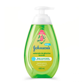 SABONETE LQUIDO DE GLICERINA JOHNSONS BABY LAVANDA 400ML