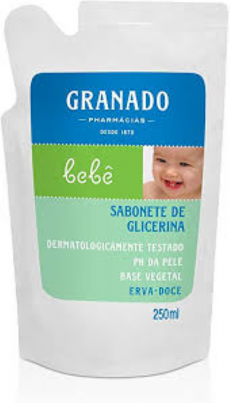 SABONETE LQUIDO GRANADO BEBE REFIL ERVA DOCE 250ML