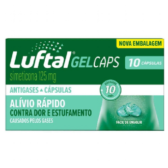 Luftal Gel 125mg 10 C�psulas 