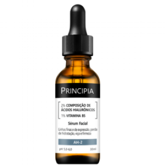 SRUM FACIAL PRINCIPIA HIDRATANTE ANTISSINAIS AH-2 COMPOSIO DE CIDOS HIALURNICOS + VITAMINA B5 30ML