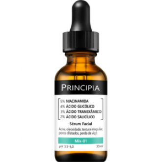 SRUM FACIAL PRINCIPIA RENOVADOR ANTIACNE MIX-01 NIACINAMIDA + GLICLICO + TRANEXMICO + SALICLICO 30ML