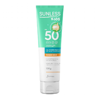 PROTETOR SOLAR SUNLESS KIDS FPS50 TOQUE SECO E A��O HIDRATANTE 120G