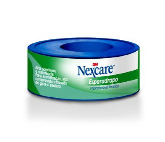 Esparadrapo Nexcare Imperme�vel Branco 12MX3M