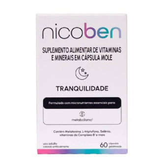NICOBEN TRANQUILIDADE 60 CAPSULAS