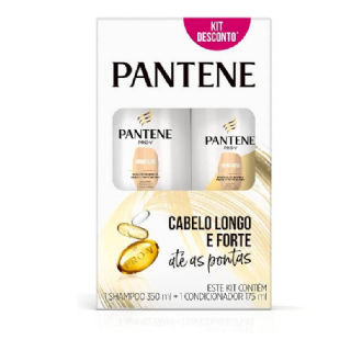 KIT SHAMPOO PANTENE 175ML + CONDICIONADOR 175ML LISO EXTREMO
