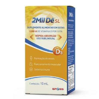 Suplemento Alimentar Gross 2MilD� SL 2000UI 10ml