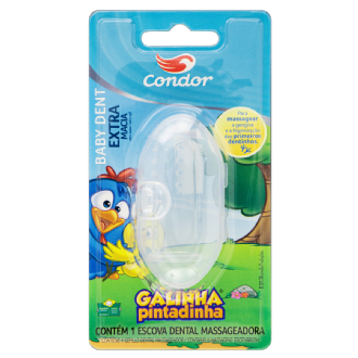 ESCOVA DENTAL CONDOR BABY EXTRAMACIA GALINHA PINTADINHA 1UN