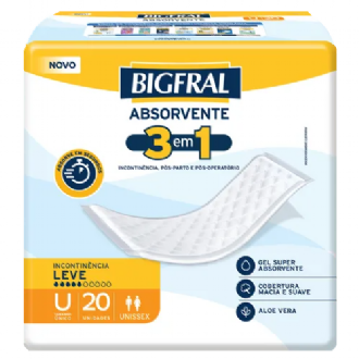 ABSORVENTE GERITRICO BIGMAXI SUPER 20 UNIDADES