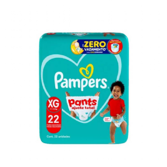 Fralda Pampers Pants Ajuste Total XG 22 Unidades