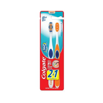 ESCOVA DENTAL COLGATE 360� MACIA LEVE 2 PAGUE 1