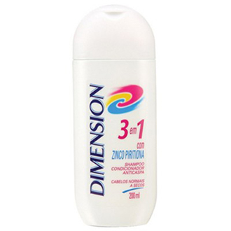 SHAMPOO DIMENSION ANTICASPA 3 EM 1 200ML